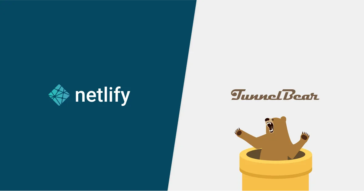 Netlify and TunnelBear