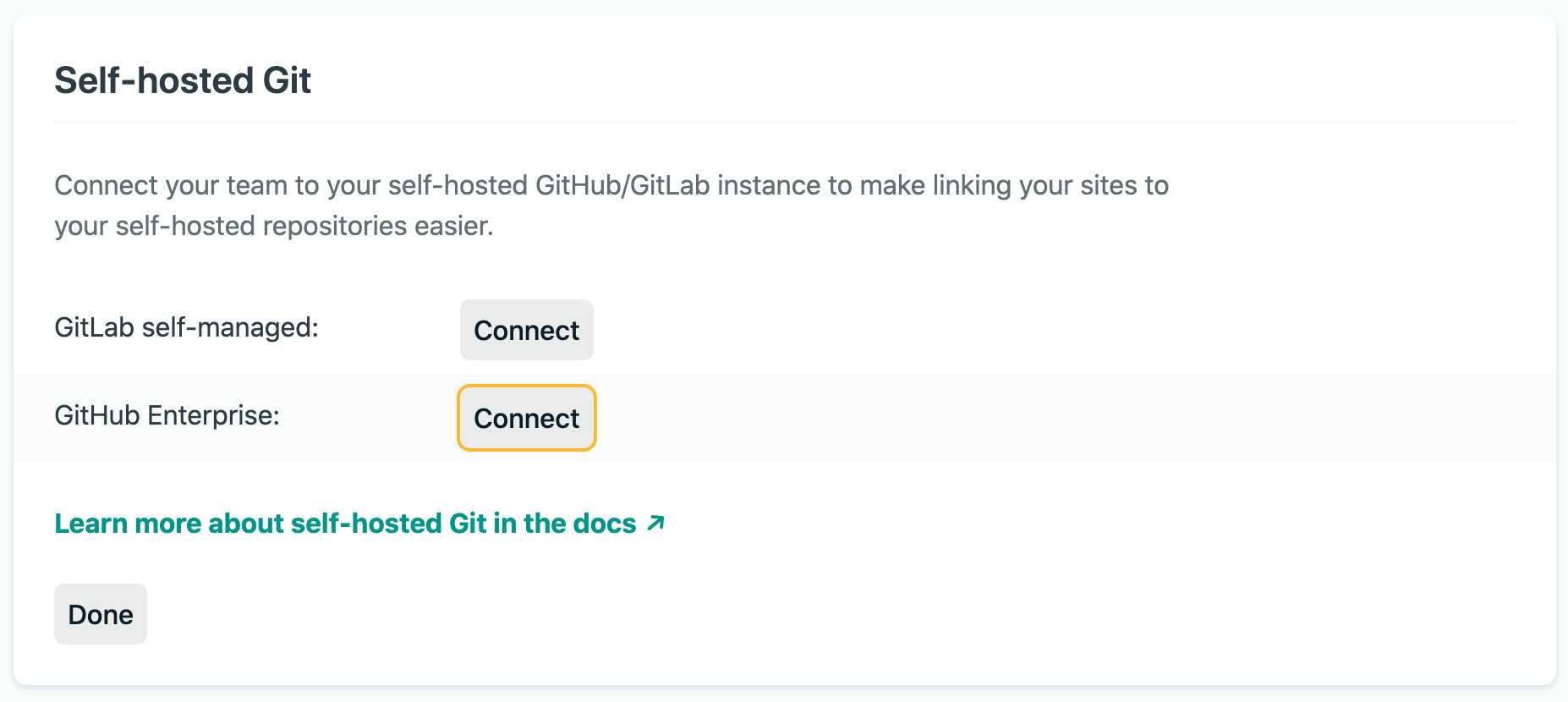 github and gitlab self-hosted repos on netlify