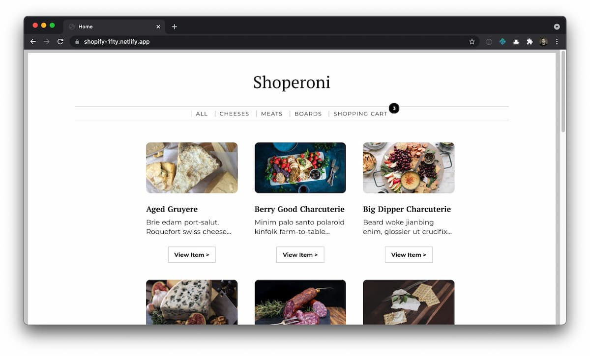 Getnet, Shopify Store Listing