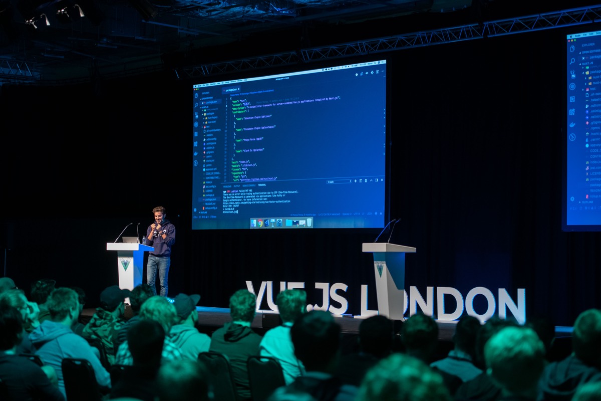 Sebastien Chopin speaking at Vue London